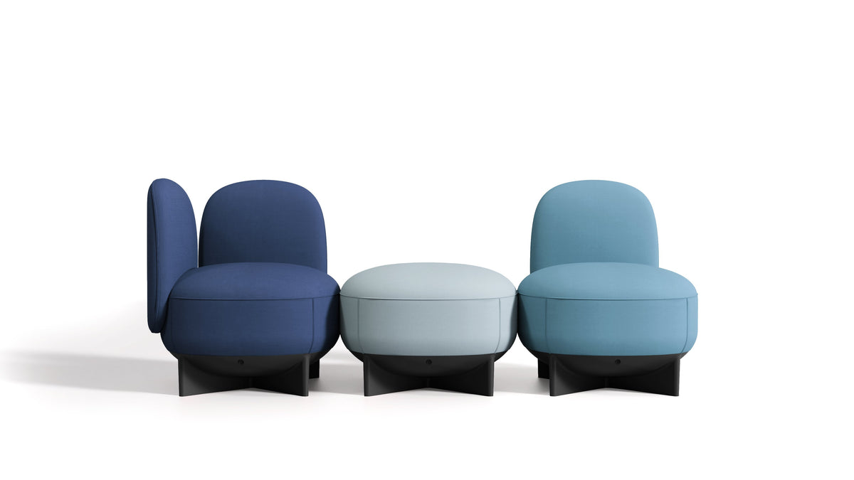 Pouf To-Go Armrest and Back di Gaber