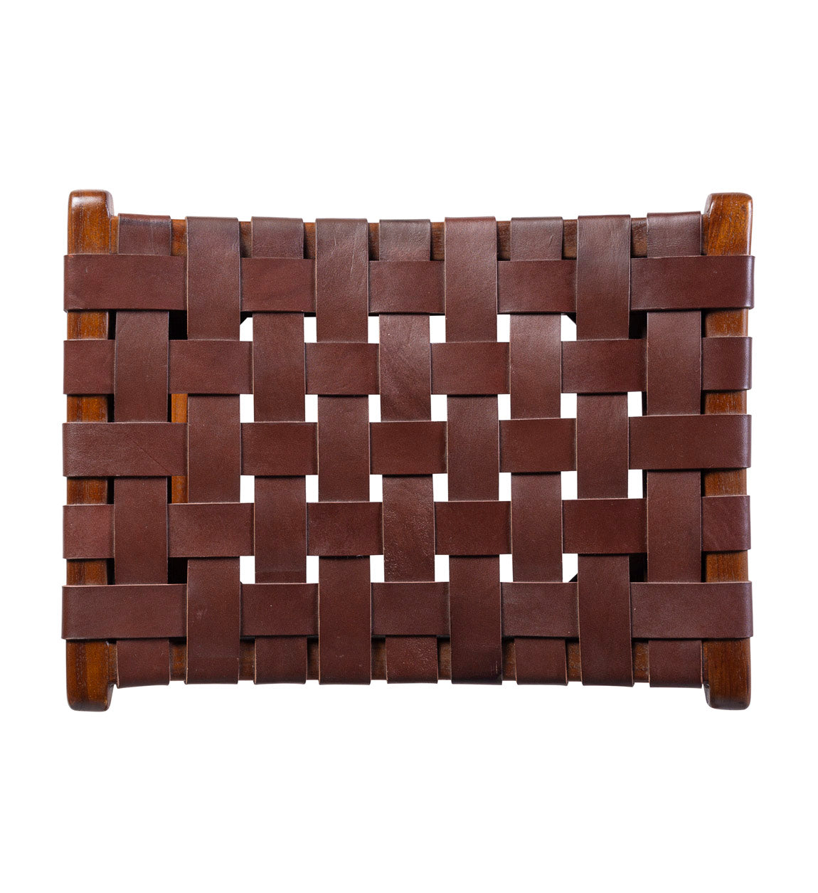 Sgabello da Bar High Braided Leather di Moycor