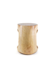Round Curved Log Side Table di Moycor