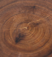 Round Curved Log Side Table di Moycor