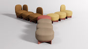 Pouf To-Go Armrest and Back di Gaber