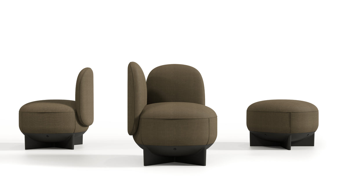 Pouf To-Go Armrest and Back di Gaber