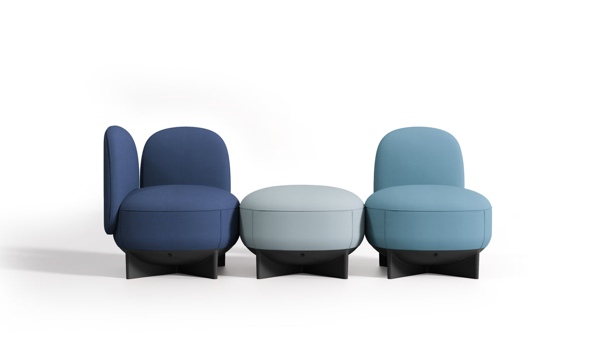 Pouf To-Go Backrest di Gaber