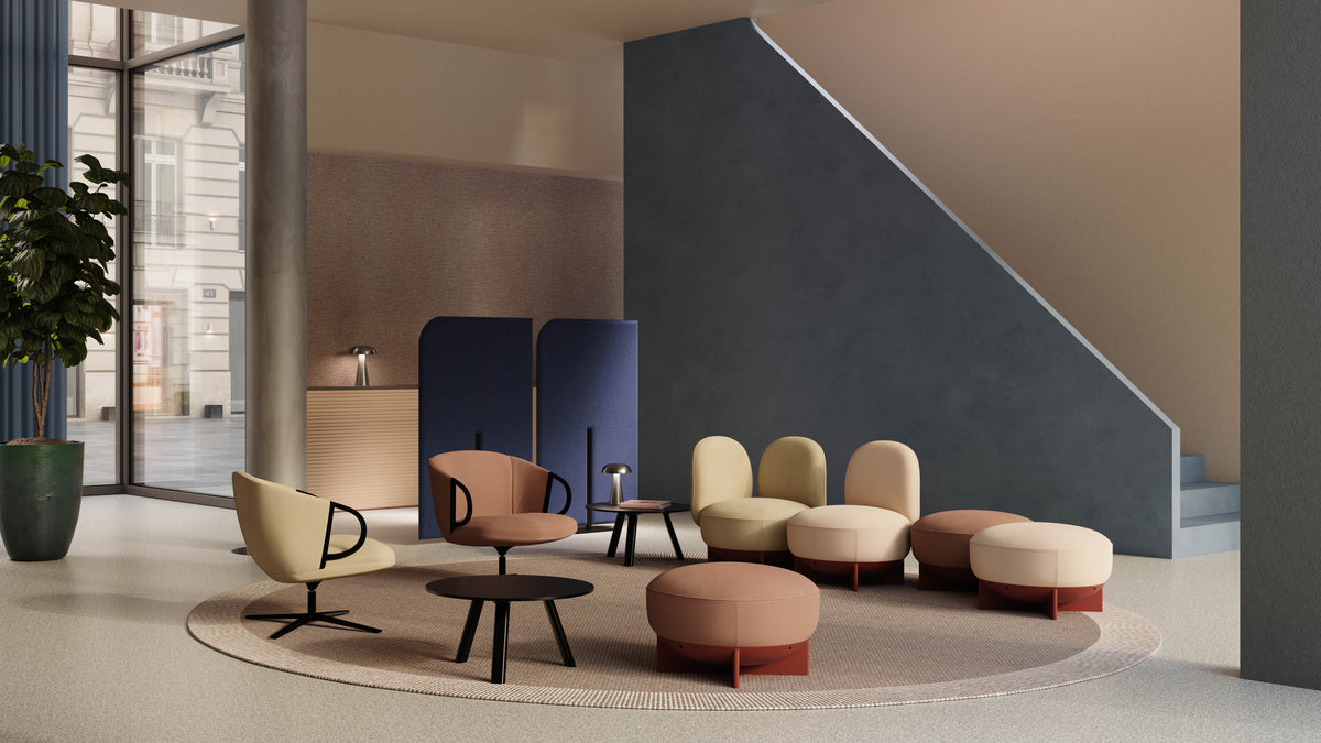 Pouf To-Go Armrest and Back di Gaber