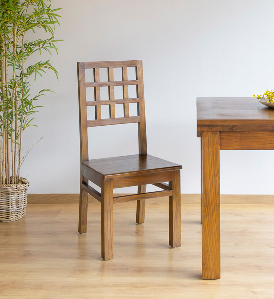 Sedia in Legno Star Squares di Moycor