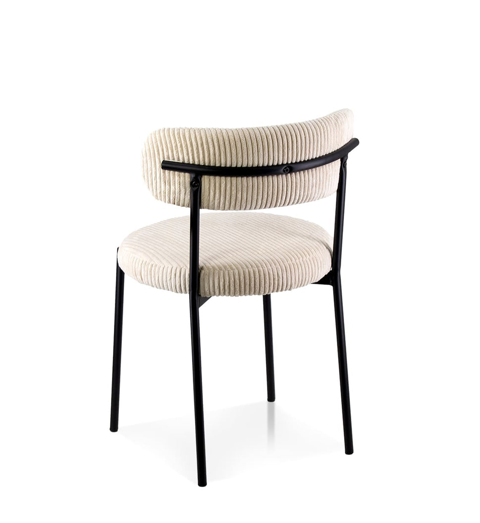 Sedia Imbottita Kaiho Beige di Moycor