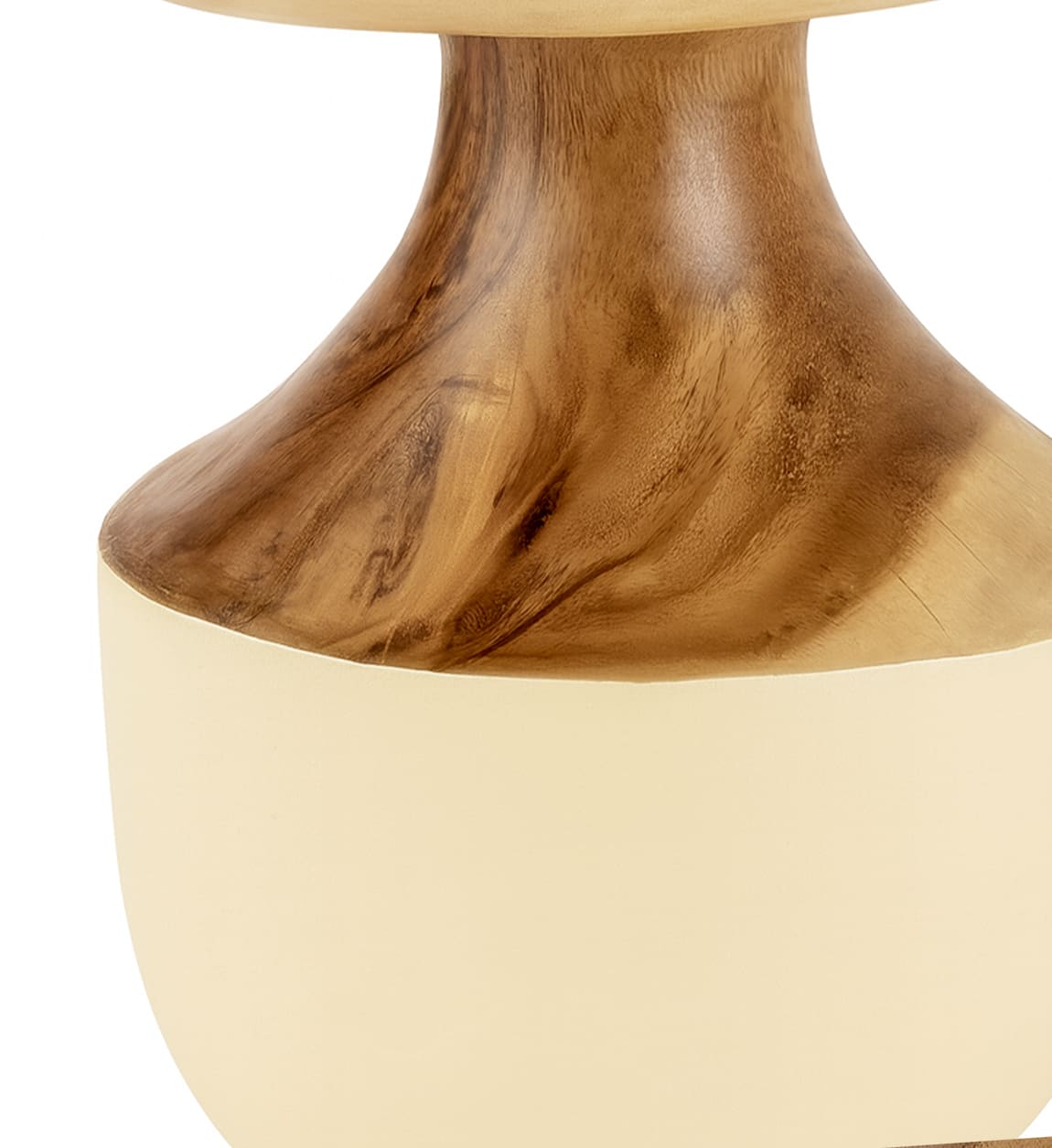 Sgabello in Legno Suar Vanilla di Moycor