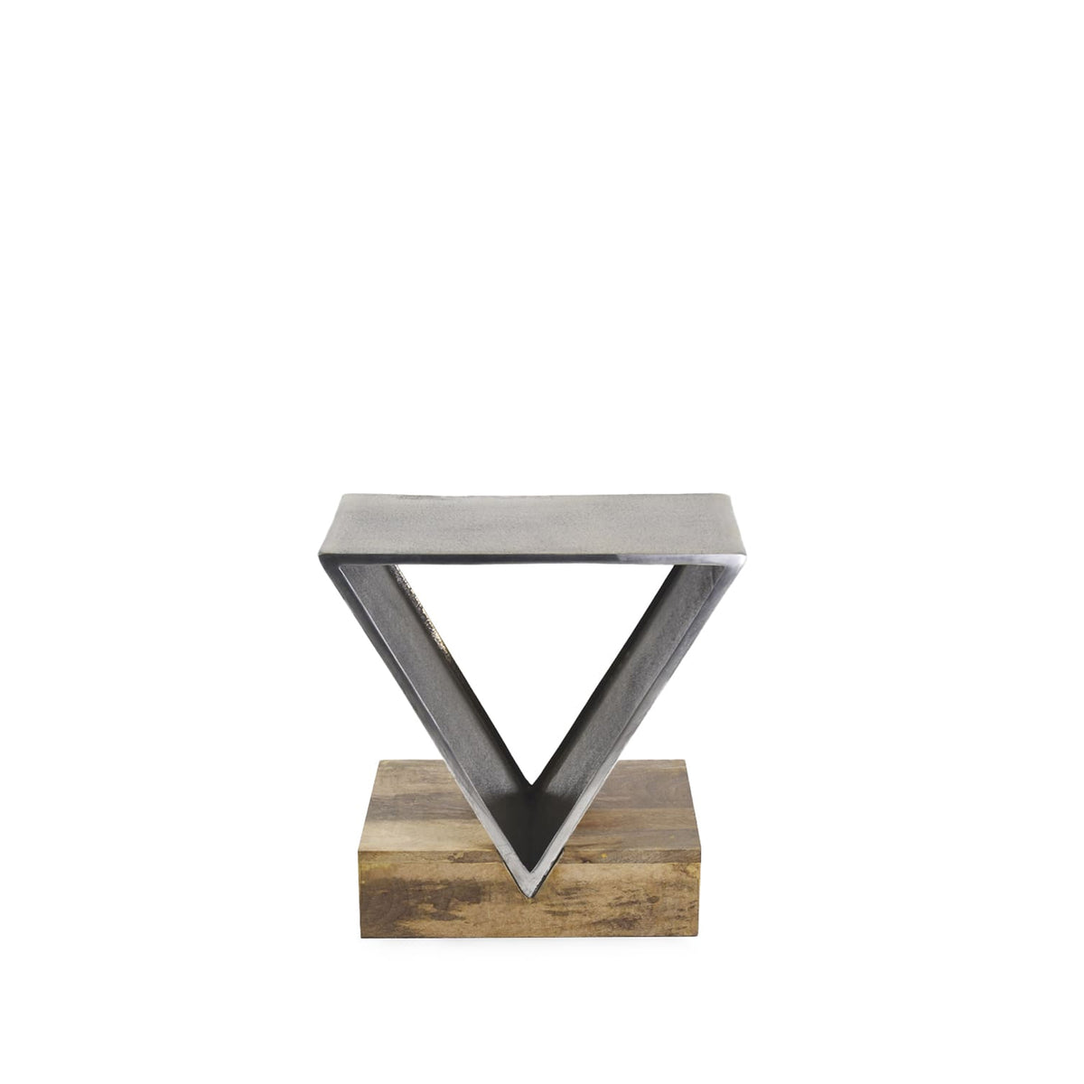 Tavolino in Alluminio Versailles Triangolare di Moycor
